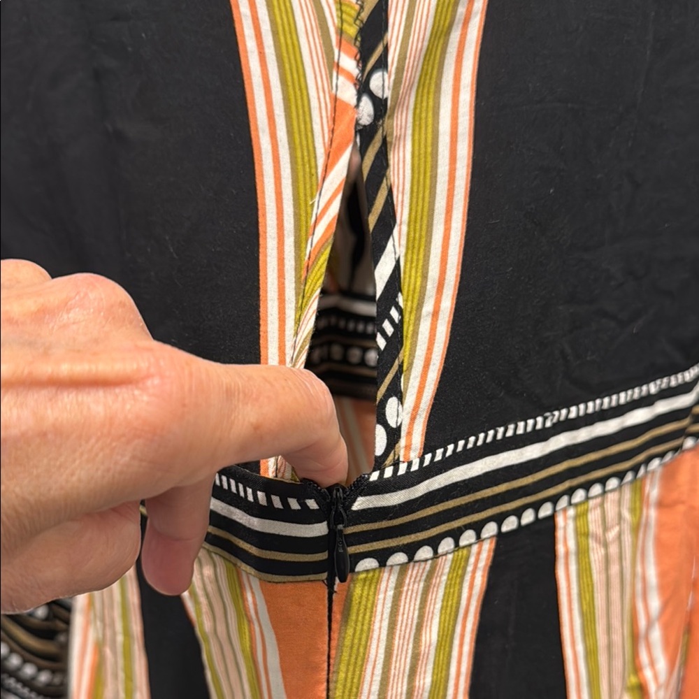 Lulu's Black and Cream‎ Flutter Sleeve Boho Maxi Dress - Picture 7 of 7